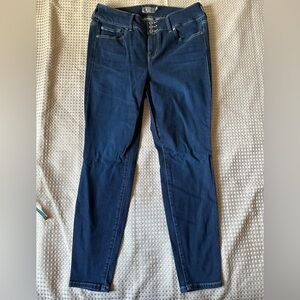 Torrid Dark Blue Skinny Jeggings 14 EUC lightweight stretchy super soft